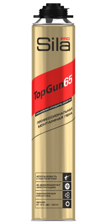 Sila TopGun 65, Летняя монтажная пена профессиональная, 875 мл Sila TopGun 65, Летняя монтажная пена профессиональная, 875 мл