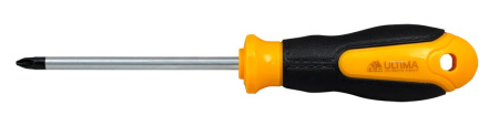 Отвертка Ultima "кожаная рукоятка", pz2x100 мм, намагничены