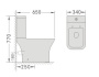 Унитаз-компакт MONTE MN31126DP Унитаз-компакт MONTE MN31126DP