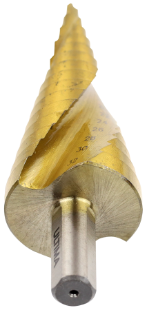 Сверло по металлу ступенчатое, Ultima, 4-32 мм, 15 ступеней, сталь HSS