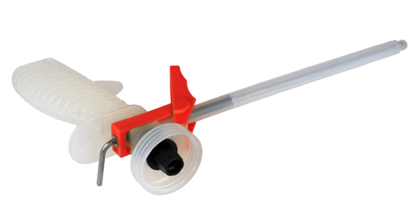 Пистолет для монтажной пены, пластиковый, прозрачный, Boxer