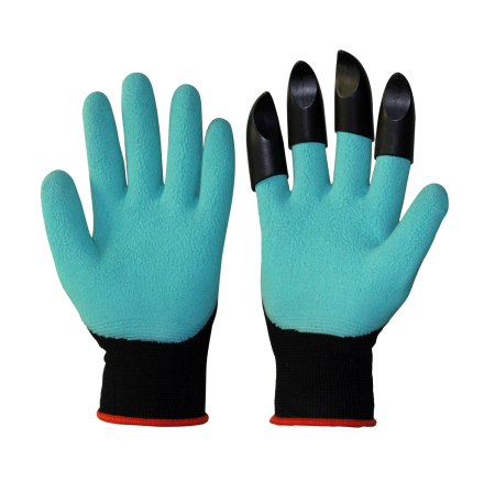 Перчатки BOXER садовые с латексным покрытием, с когтями, BXR210C Перчатки BOXER садовые с латексным покрытием, с когтями, BXR210C
