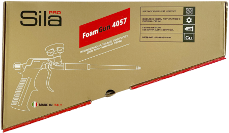 Sila PRO 4057 - профессиональный пистолет для монтажной пены Sila PRO 4057 - профессиональный пистолет для монтажной пены