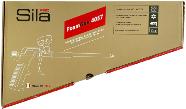 Sila PRO 4057 - профессиональный пистолет для монтажной пены Sila PRO 4057 - профессиональный пистолет для монтажной пены